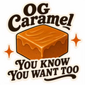 OG Caramel Sticker