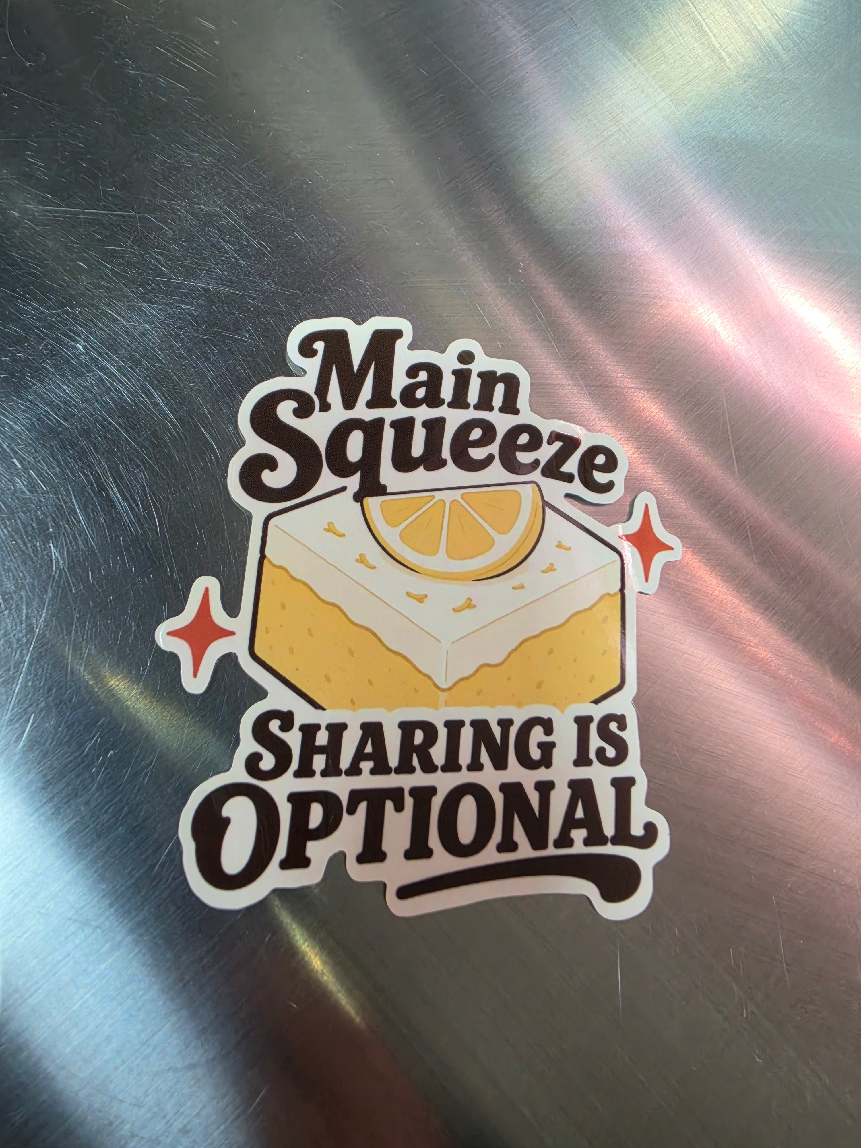 Main Squeeze Sticker