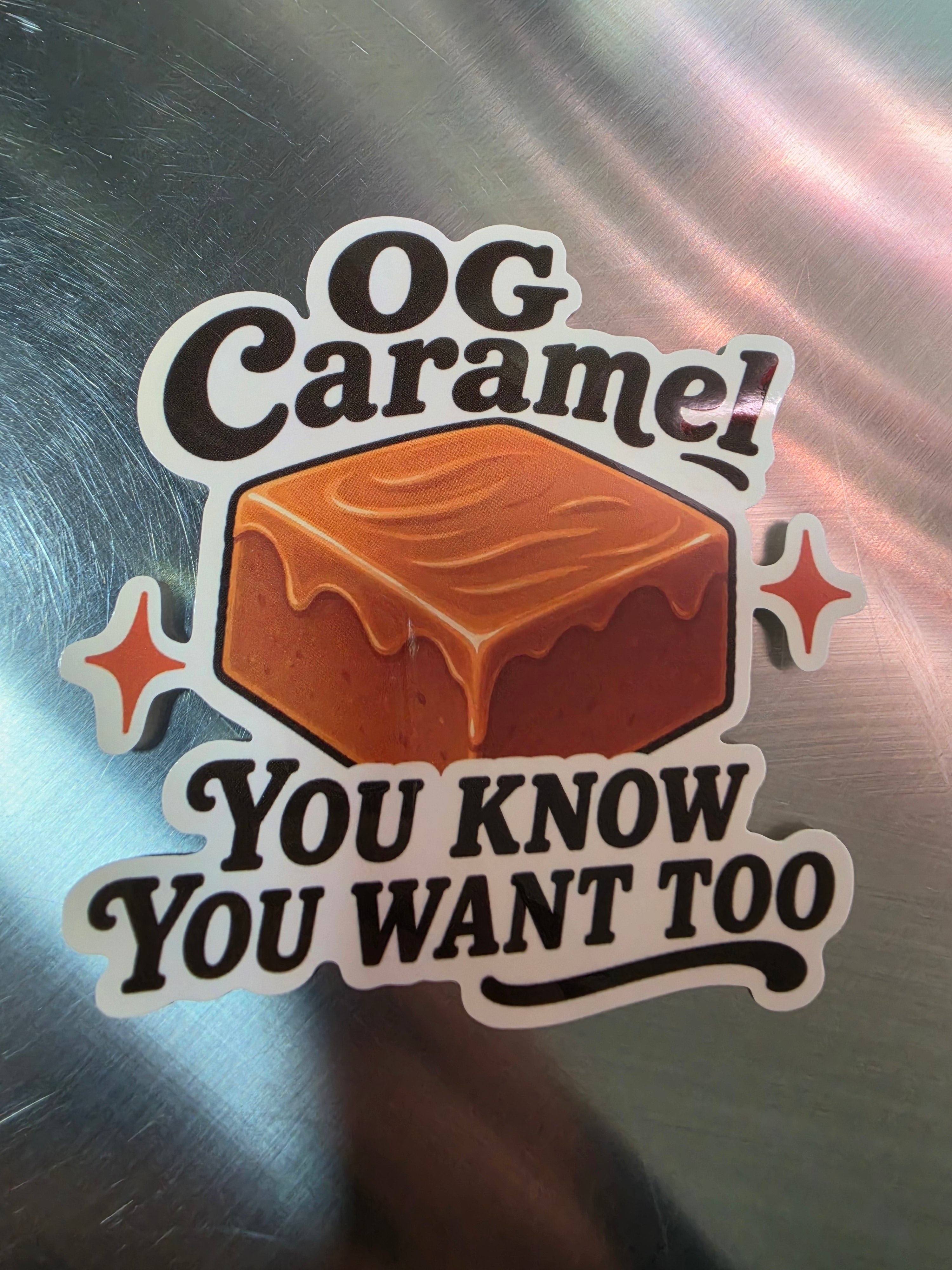 OG Caramel Sticker